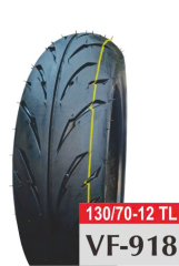Vỏ xe Vespa GTS, HONDA MSX 125- 130/70-12 TL VF 918 không ruột